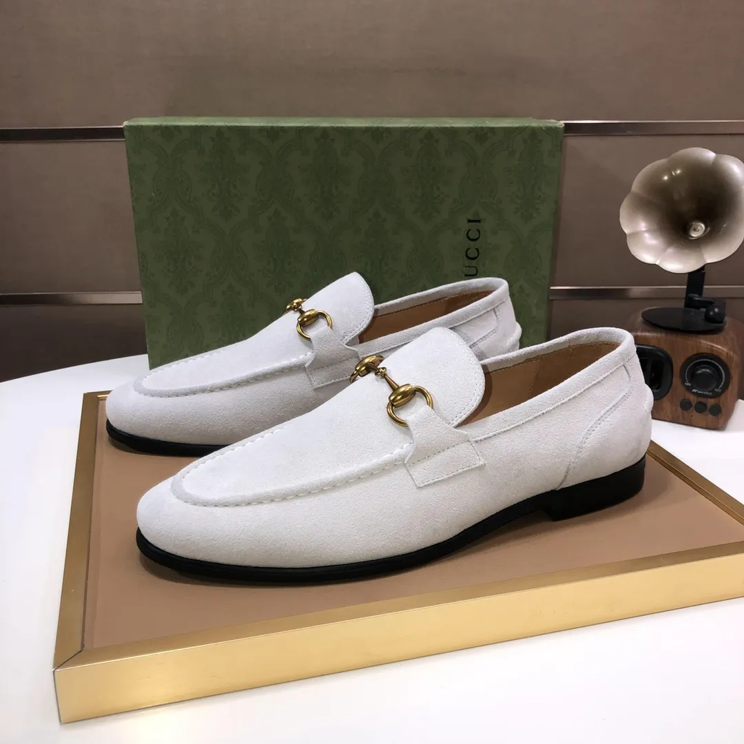 Men's shoes 💰580💰[GUCCI—Gucci] The latest high-end version of Gucci. Official website new model. Available at the same time at counters, the uppers are made of original cowhide imported from Italy/matched with the original special material splicing design concept; "highlight, high-end, grade, extravagance" and exquisite workmanship (original mesh fabric) sole: original factory special outsole size (38-45) (custom-made 45 non-returnable)